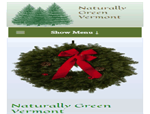 Tablet Screenshot of naturallygreenvt.com